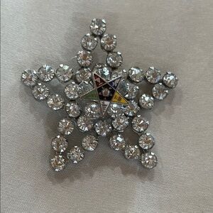 Vintage Eastern Star Masonic Pendant.